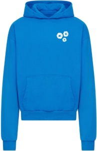 Mister Tee Bold Flowers Heavy Cotton Box Hoodie/trui S Blauw