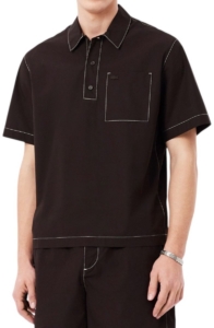 Lacoste Heren Overhemd CH1268/3LA Woven Shirt Bruin