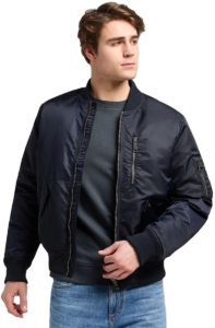 Lee 112371314 Relaxed Fit Bomberjack S Man Zwart