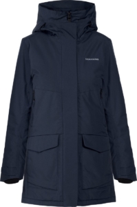 Didriksons FRIDA WNS PARKA 7 Dames Outdoorjas Dark Night Blauw