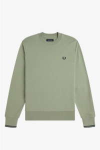 Fred Perry Crew Neck Sweatshirt Groen