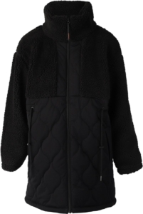 Brunotti Cecile Dames Teddy Jas – M Zwart