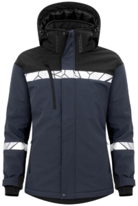 ProJob 7418 GEVOERDE SOFTSHELL JAS DAMES 647418 Marine Zwart