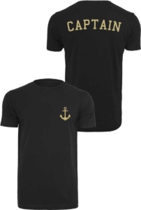 Mister Tee Captain Heren Tshirt 4XL Zwart
