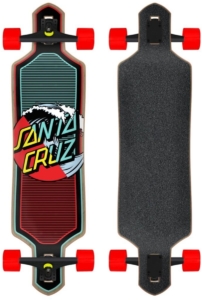 Drop Through Longboard Wave Dot Splice 36 Veelkleurig