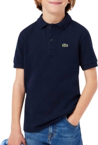 Lacoste Petit Pique SS Polo Jongens 5XL Blauw