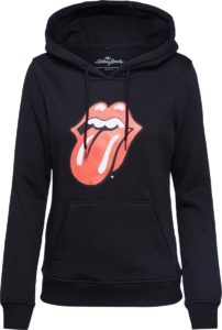 Merchcode The Rolling Stones Hoodie/trui -XS- Rolling Stones Tongue Zwart