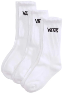 Vans Classic Crewsokken 3 Eenheden 1/2 Jongens Meisjes Wit