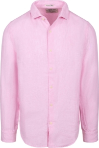 Superdry Overhemd Riviera Linen Classic – Heren Overhemden Casual Roze