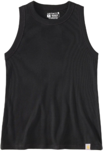 Carhartt Damen Tank Top Zellulosefaser Series Fitted Ribbed 107481 -XL Zwart