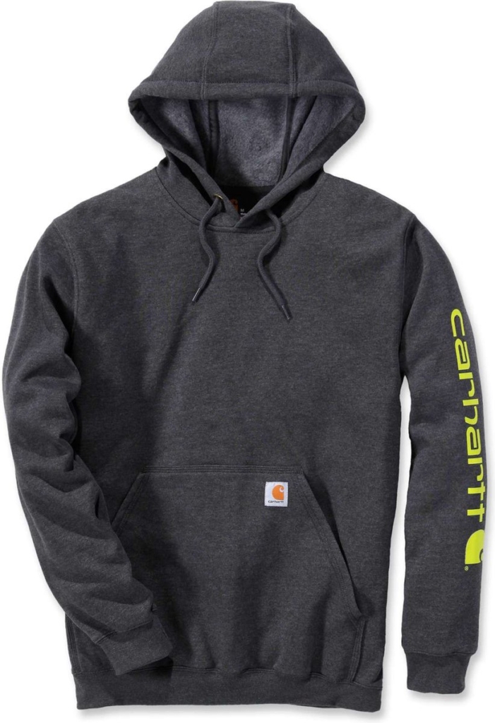 Carhartt M Iconic K288 Logo Sweatshirt Carbon Heather