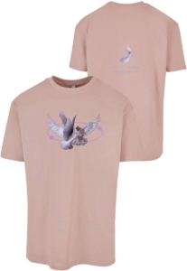 Mister Tee Vive la Liberte Oversize Heren T-shirt S Roze