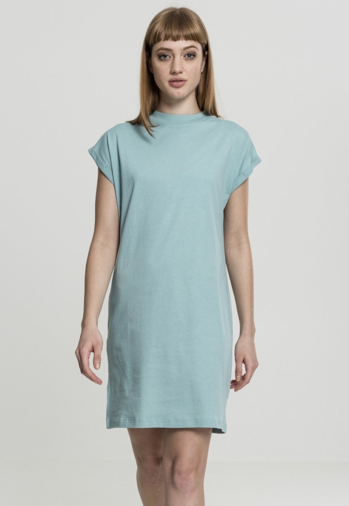 Urban Classics Turtle Extended Shoulder Dames Mini-jurk – 5XL Zwart