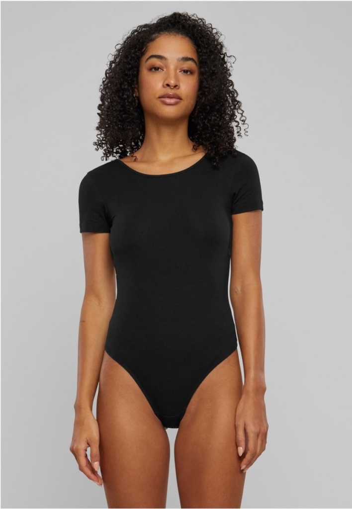 Urban Classics Organic Stretch Jersey Bodysuit S Zwart