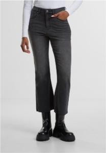 Urban Classics Cropped Flared Flared jeans Taille 29 inch Zwart