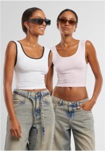 Urban Classics Contrast Crop top XXL Multicolours Multicolor