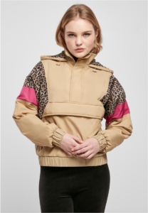 Urban Classics AOP Mixed Pullover Jas S Beige