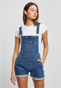 Urban Classics Organic Short Tuinbroek/dungaree XL Blauw