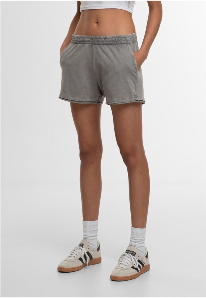 Urban Classics Washed Jersey Korte broek XXL Grijs