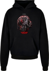 Mister Tee Flying High Heavy Oversize Hoodie/trui S Zwart