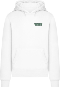 Mister Tee Money Trees Hoodie/trui L Wit