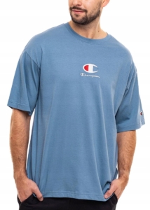 Champion T-shirt Heren – Katoen Blauw
