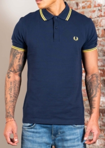 Fred Perry Twin tipped fred perry shirt tennis lenom barley Blauw