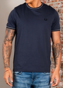 Fred Perry Twin tipped t-shirt stockport Dark Airforce