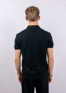 Fred Perry Mesh Taped Polo Shirt Zwart