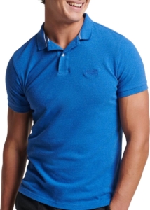 Superdry Classic Pique Polo Heren Blauw