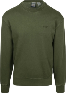 Levi’s Sweater Authentic Logo Olijfgroen – Heren Sweaters