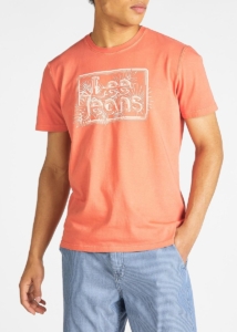 T-shirt Lee Floral Graphic Paprika Wit