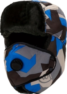Bovista Wintermuts Heren Dames Volwassenen Muts Ski Mask Bivakmuts Balaclava Ski Masker Face Mask Full Face Mask Winter Masker Camo Blauw