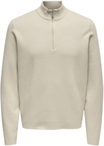 Only & Sons Cooper Trui Heren Sweater Lining Beige
