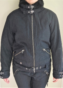 S.O.S Sportswear Of Sweden Pilot Fur Jacket/ Ski-jas Donker Grijs