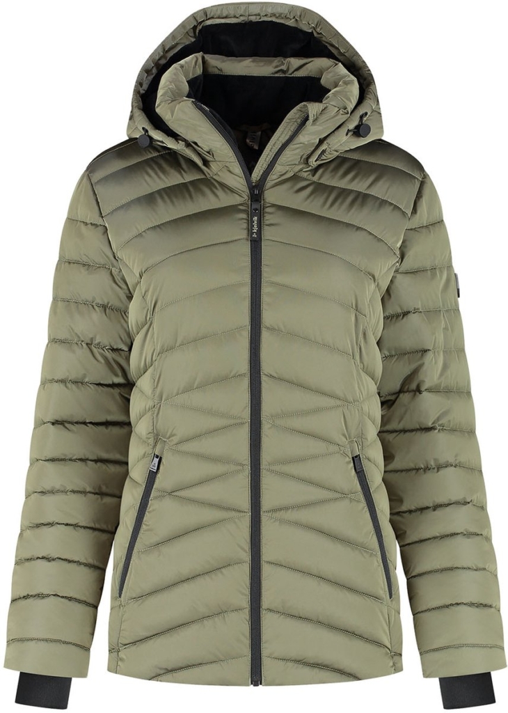 Kjelvik Yvon Dames Outdoorjas Groen