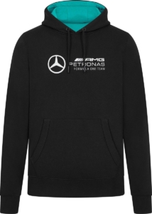 Mercedes 3D Logo Hoody L AMG George Russel Kimi Antonelli Formule 1 Zwart