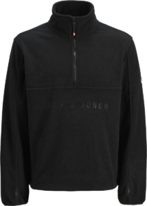 JACK&JONES JJALPES HALF ZIP FLEECE JACKET AW25 Heren Buitenjassen Zwart