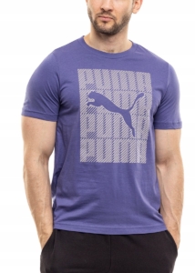 PUMA T-shirt Heren – Katoen Blauw