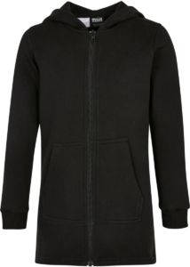 Urban Classics Sweat parka Vest Met Capuchon Kinderen Kids 110/116 Zwart