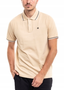 Champion Poloshirt Heren – Katoen Beige