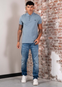 Fred Perry Plain polo stockport Marineblauw