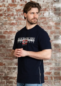 Napapijri Aylmer T-shirt Heren – Regular-fit Blauw