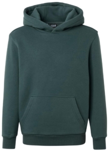 Urban Classics Fluffy Kinder hoodie/trui Kids 158/164 Donkergroen