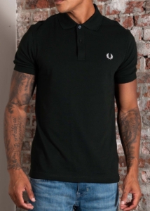 Fred Perry Plain fred perry shirt night snow Groen
