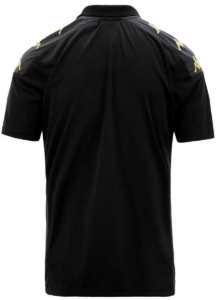 Kappa Ghiolo Korte Mouw Poloshirt 2XL Man Zwart