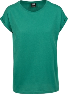 Urban Classics Extended Shoulder Tee Dames T-shirt – 5XL Groen