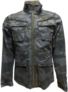 G Star Raw Trooper Spijkerjas Donkerblauw Camo Groen
