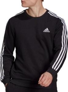 adidas Essentials Sweatshirt Heren sportshirts Zwart