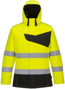 Portwest PW2 Hi-Vis winterjack PW261 Zwart